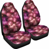 Pink Galaxy Starry Night Nebula Car Seat Covers Outer Space Stars Pattern 550317