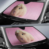 Pink Guinea Car Sun Shades 102507 - YourCarButBetter