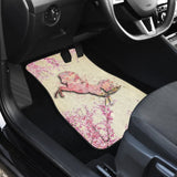 Pink Horse Forest Flower Car Floor Mats 211003 - YourCarButBetter