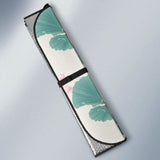 Pink Lotus Waterlily Leaves Pattern Car Auto Sun Shades 182102 - YourCarButBetter