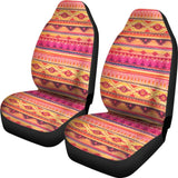 Pink Orange Aztec Car Seat Covers 174510 - YourCarButBetter