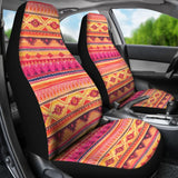 Pink Orange Aztec Car Seat Covers 174510 - YourCarButBetter
