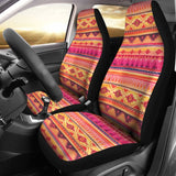 Pink Orange Aztec Car Seat Covers 174510 - YourCarButBetter