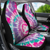 Pink Purple And Teal Tie Dye Car Seat Covers 105905 - YourCarButBetter