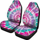 Pink Purple And Teal Tie Dye Car Seat Covers 154230 - YourCarButBetter