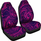 Pink & Purple Swirls Abstract Art Car Seat Covers 102802 - YourCarButBetter