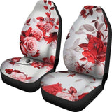 Pink & Red Roses Car Seat Covers 210705 - YourCarButBetter