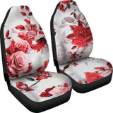 Pink & Red Roses Car Seat Covers 210705 - YourCarButBetter