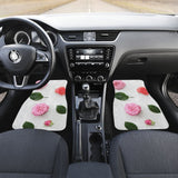 Pink Rose Design Car Floor Mats 212701 - YourCarButBetter