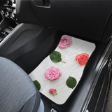 Pink Rose Design Car Floor Mats 212701 - YourCarButBetter