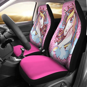 Pink Unicorn Car Seat Covers 170817 - YourCarButBetter