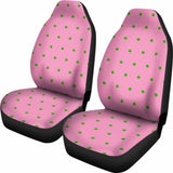 Pink With Green Polka Dot Car-Suv Seat Cover 143731 - YourCarButBetter