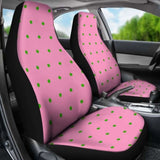 Pink With Green Polka Dot Car-Suv Seat Cover 143731 - YourCarButBetter