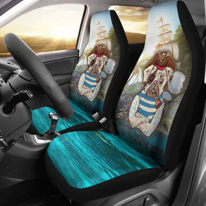 Pirate Pug Car Seat Covers 102918 - YourCarButBetter