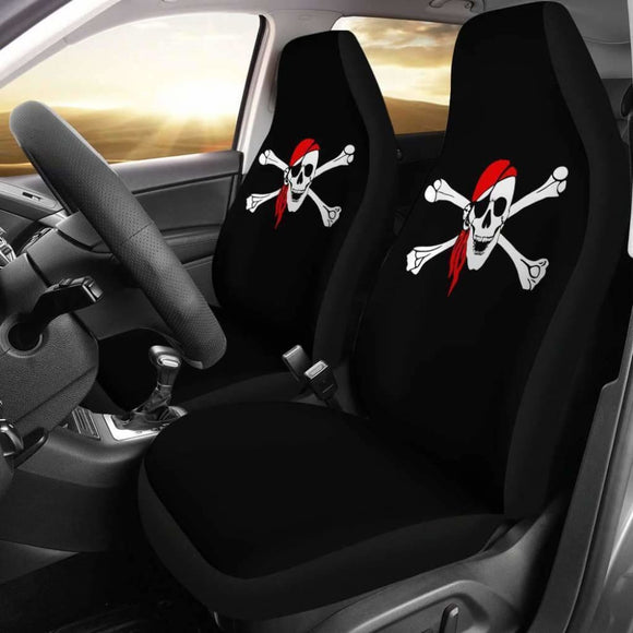 Pirate Skull And Crossbones Car Seat Covers Amazing Gift 101819 - YourCarButBetter