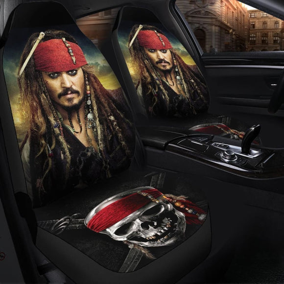 Pirates Of The Caribbean Jack Sparrow Car Seat Covers 101819 - YourCarButBetter