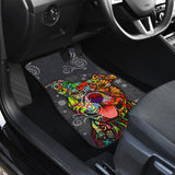 Pit Bull Colorful Painted Car Floor Mats 211802 - YourCarButBetter