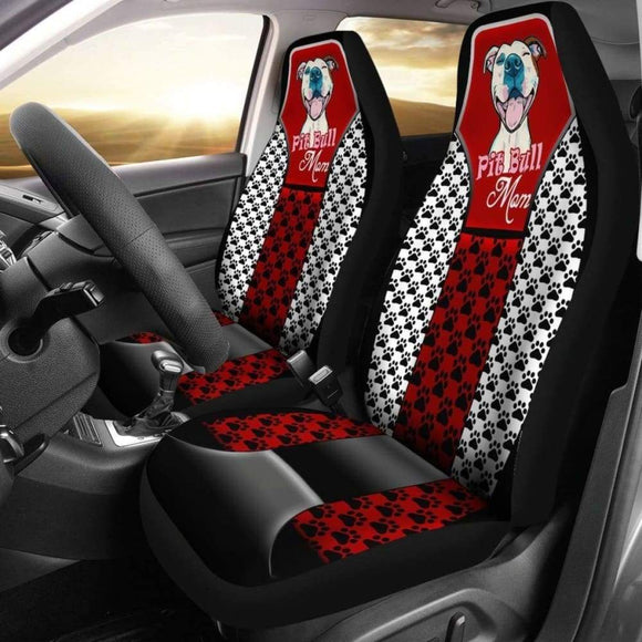 Pitbull Mom Car Seat Cover 113510 - YourCarButBetter