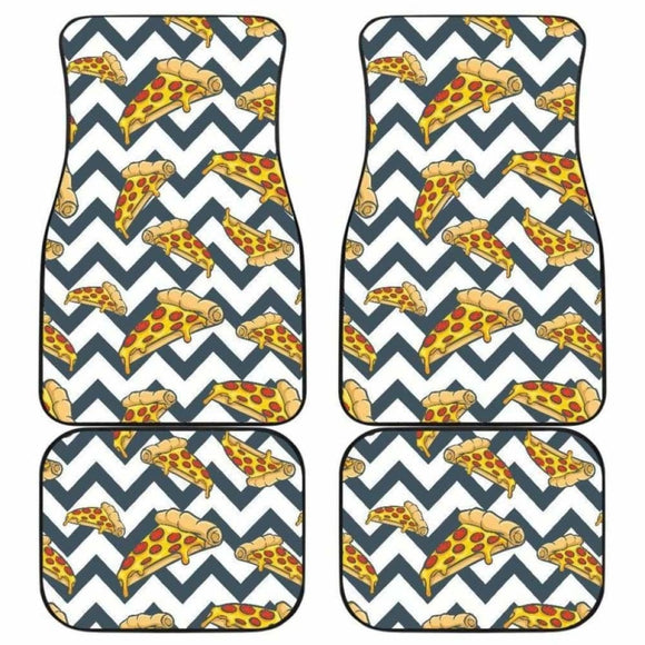 Pizza Design Pattern Front And Back Car Mats 142711 - YourCarButBetter