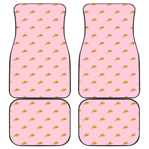 Pizza Design Pattern Universal Fit Car Floor Mats 211801 - YourCarButBetter