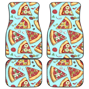 Pizza Pattern Print Universal Fit Car Floor Mats 211801 - YourCarButBetter