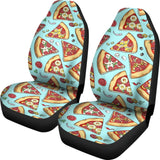 Pizza Pattern Print Universal Fit Car Seat Covers 211801 - YourCarButBetter