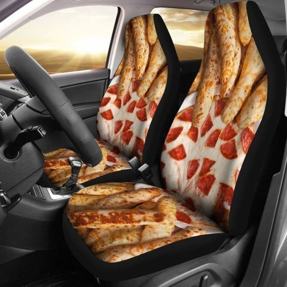Pizza Pepperoni Cheese Car Seat Covers 142711 - YourCarButBetter