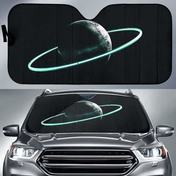 Planet Circle Ring in the Galaxy car auto sunshades 182102 - YourCarButBetter