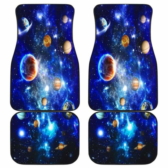 Planets In Galaxy Car Floor Mats 142711 - YourCarButBetter