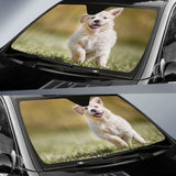 Playful Golden Retriever Puppy Sun Shade amazing best gift ideas 172609 - YourCarButBetter