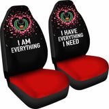 Pohnpei Car Seat Covers Couple Valentine Everthing I Need (Set Of Two) 153908 - YourCarButBetter