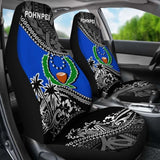Pohnpei Car Seat Covers Fall In The Wave 7 153908 - YourCarButBetter