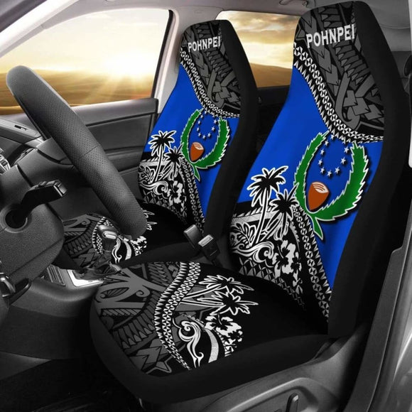 Pohnpei Car Seat Covers Fall In The Wave 7 153908 - YourCarButBetter