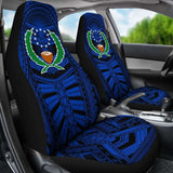 Pohnpei Car Seat Covers - Pohnpei Flag Micronesian Multiple - 04 153908 - YourCarButBetter