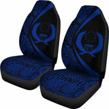 Pohnpei Coat Of Arm Polynesian Car Seat Covers Circle Style 02 9 153908 - YourCarButBetter