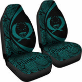 Pohnpei Coat Of Arm Polynesian Car Seat Covers Circle Style 04 9 153908 - YourCarButBetter