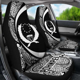Pohnpei Coat Of Arm Polynesian Car Seat Covers Circle Style 05 9 153908 - YourCarButBetter