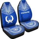 Pohnpei Flag Polynesian Chief Car Seat Cover 10 153908 - YourCarButBetter