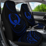 Pohnpei Islands Car Seat Covers - Blue - Frida Style - 153908 - YourCarButBetter