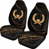 Pohnpei Islands Car Seat Covers - Gold - Frida Style - 153908 - YourCarButBetter