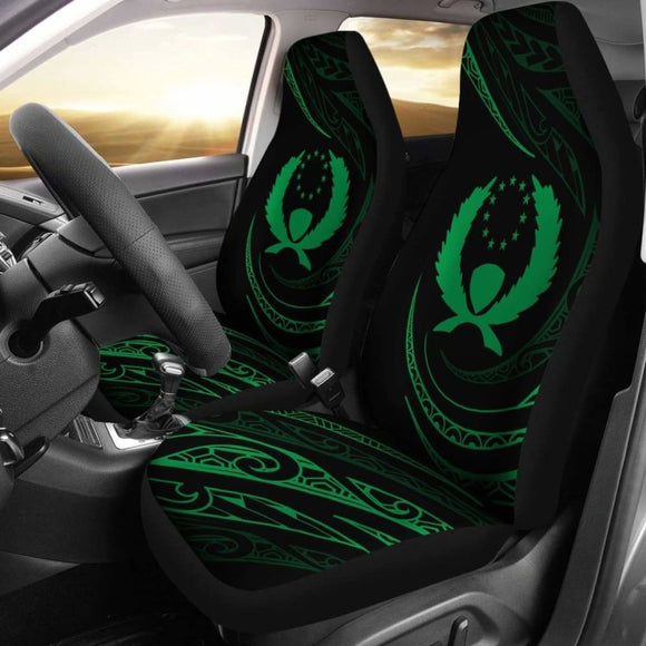Pohnpei Islands Car Seat Covers - Green - Frida Style - 153908 - YourCarButBetter