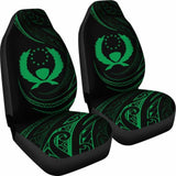 Pohnpei Islands Car Seat Covers - Green - Frida Style - 153908 - YourCarButBetter