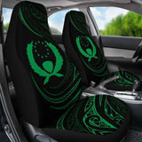 Pohnpei Islands Car Seat Covers - Green - Frida Style - 153908 - YourCarButBetter
