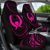Pohnpei Islands Car Seat Covers - Pink - Frida Style - 153908 - YourCarButBetter