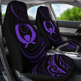 Pohnpei Islands Car Seat Covers - Purple - Frida Style - 153908 - YourCarButBetter