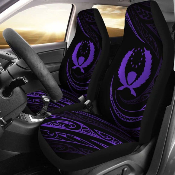 Pohnpei Islands Car Seat Covers - Purple - Frida Style - 153908 - YourCarButBetter
