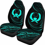 Pohnpei Islands Car Seat Covers - Turquoise - Frida Style - 153908 - YourCarButBetter