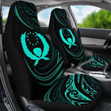 Pohnpei Islands Car Seat Covers - Turquoise - Frida Style - 153908 - YourCarButBetter