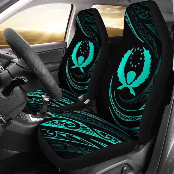 Pohnpei Islands Car Seat Covers - Turquoise - Frida Style - 153908 - YourCarButBetter