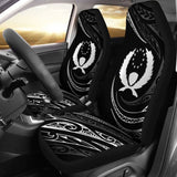 Pohnpei Islands Car Seat Covers - White - Frida Style - 153908 - YourCarButBetter